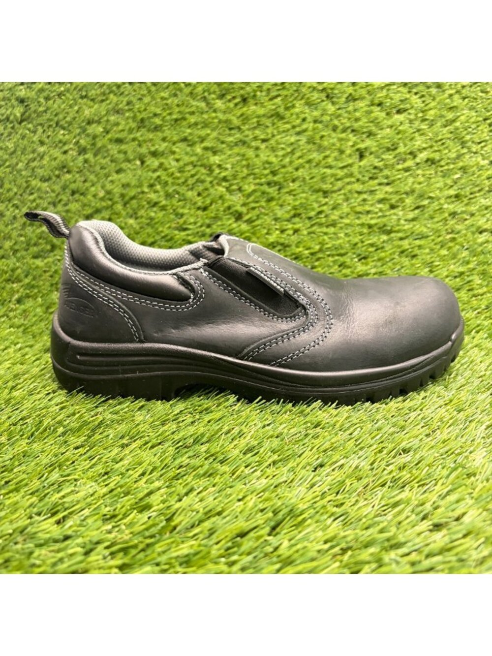 Avenger Foreman Womens Size 7 Black Composite Toe Safety Slip-On Work Shoes